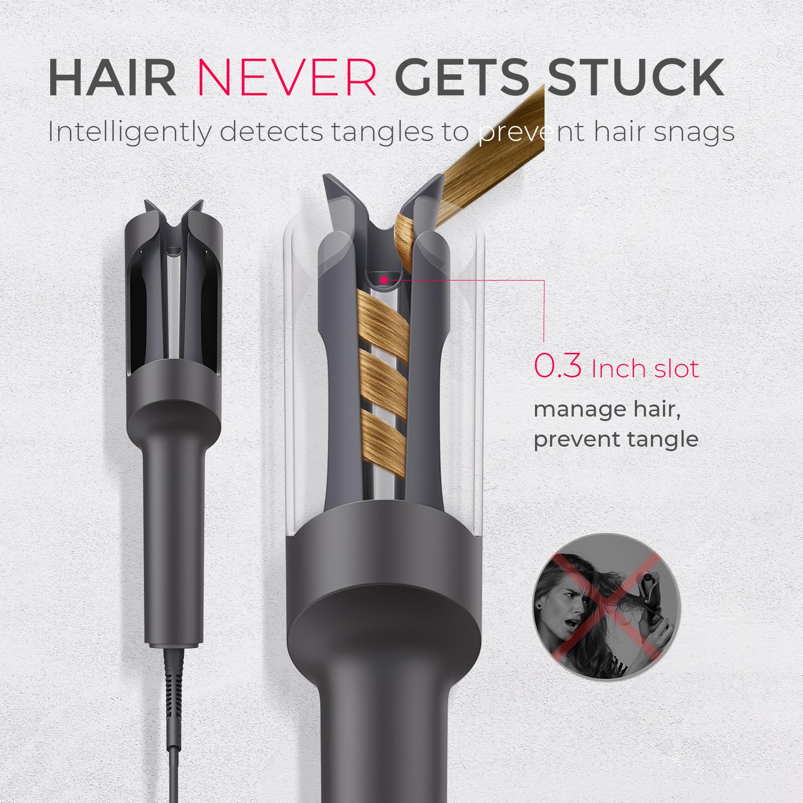 Zorvalnithys Automatic Rotating Curling Iron